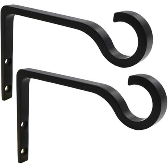 Hanging Plant Bracket 6inch Metal Plant Hook Shepherds Hook Decorative Wall - Picture 7 of 7